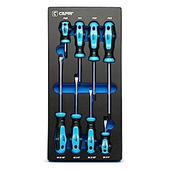 【中古】【インポート品・未当て嵌める】Capri Tools(カプリツールズ) 25000-SS8KMT Kontour １番ウッド仕掛ける 扶養士のお盆がつき 8本組