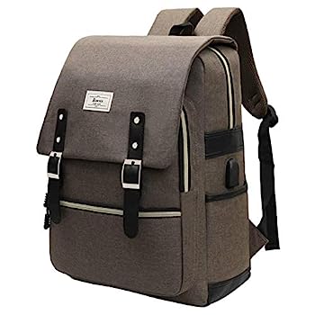 【中古】【輸入品・未使用】Ronyes バックパック ブックバッグ 男女兼用 ノートパソコンバックパック カレッジスクールバッグ USB充電ポート付き 最大15.6インチのノートパ|スカイマーケットプラス