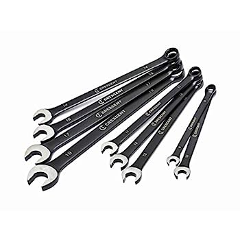 【中古】【輸入品・未使用】クレセントCCWS9BM X 10ロングパターンコンビネーションスパナセット、メトリック、9個、ブラック