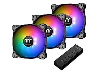 【中古】【インポート品・未当て嵌める】Thermaltake Pure 14 ARGB Sync -3Pack- マイコン入れもの気違い 14糎 FN1285 CL-F080-PL14SW-A