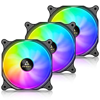 【中古】【輸入品・未使用】Antec 120mmPCケースファンRGB 搭載 PCケース用 静音タイプ RGB ケースファン F12 系列 25mm厚 3本1セット｜スカイマーケットプラス