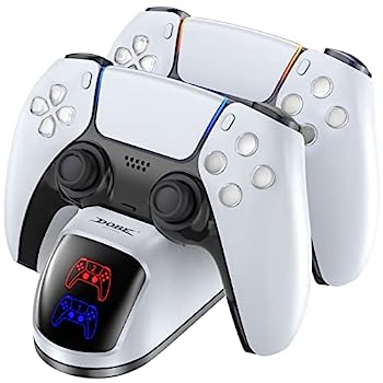 【中古】【輸入品・未使用】PS5コントローラー充電ステーション PS5コントローラー対応 DOBE Playstation 5 PS5コントローラー充電ドックステーション 2時間で高速充電速度|スカイマーケットプラス