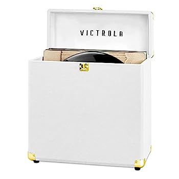 【中古】【インポート品・未当てはめる】Victrola ヴィンテージビニールレコードストレージとキャリングケース 全ての判定基準レコード盤に嵌まる - 33 1/3 45 78 RPM スクラップブック30枚納める 大