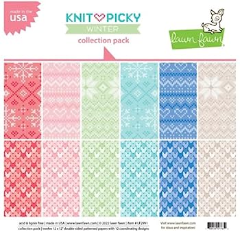 【中古】【輸入品・未使用】Lawn Fawn LF2991 ニット Picky Winter Collection Pack Collection Pack
