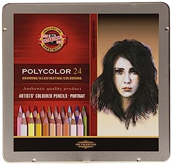 【中古】【輸入品・未使用】KOH-I-NOOR(コヒノール) セット アーティスト 色鉛筆 3824 24 PORTRAIT 24 in SET 3824024014PL