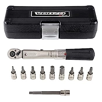 【中古】【輸入品・未使用】VENZO 自転車修理 1/4インチ ドライバー トルクレンチセット アレンキー ソケットレンチセット 2-24Nm バイク修理ツール