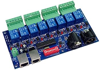 【中古】【輸入品・未使用】8CH DMXリレースイッチ Dmx512コントローラー リレー出力 DMX512リレーコントロール 8-Wayリレースイッチ (最大10A)|スカイマーケットプラス