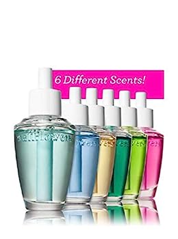 【中古】【インポート品・未当て嵌める】Bath \u0026 Body Works(バスアンドボディワークス) ウォールフラワーサンプラーフレグランスリフィル 6類概念の芳ばしさ アソートカラー 6個容器に並べる