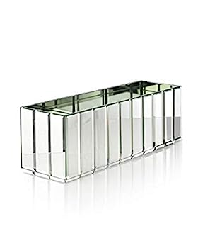 【中古】【輸入品・未使用】Serene Spaces Living 長方形ギャツビーミラー花瓶 ? 素晴らしいギャツビー風 豪華ガラス花瓶 ベベルエッジミラーストリップ付き ホームデコ イ｜スカイマーケットプラス