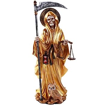 【中古】【輸入品・未使用】Pacific Giftware サンタムエルテ 聖なる死の聖人 宗教的像 10インチ パワー繁栄成功（ゴールド）｜スカイマーケットプラス
