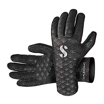 【中古】【インポート品・未当て嵌める】Scubapro D-Flex ダイブグローブ 2粍 黒いこと M/L