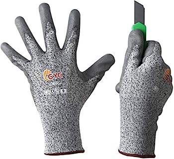 【中古】【輸入品・未使用】[SHINSUNG MAJOR GLOVE] GYC 安全グローブ 10双入 耐切創レベル5の保護性 - ソフト PUコーティング (TK-713A サイズ - XL)