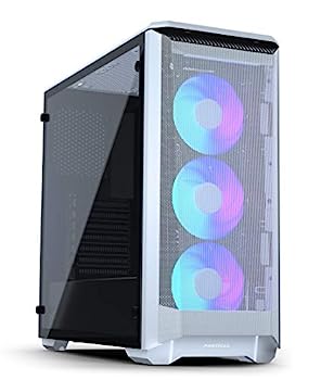 【中古】【インポート品・未当て嵌める】Phanteks PH-EC400ATG_DWT01 Medium Tower ATX Eclipse P400A RGB Case with Glass Panel (White)