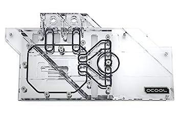 【中古】【インポート品・未当て嵌める】Alphacool Eisblock Aurora アクリル繊維 GPX-A Radeon RX 5700 XT Taichi X8 8G OC