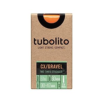 【中古】【輸入品・未使用】Tubolito Tubo cx/グラベル 仏式バルブ、オレンジ、700 x 30-47mm、60mm