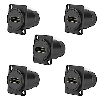 【中古】【輸入品・未使用】Toronce HDMI Dシリーズ パネルマウントコネクター | D-HDMI-A-B HDMI パススルーコネクター (HDMI_5パック)|スカイマーケットプラス