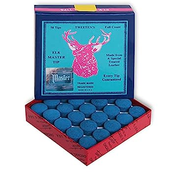 【中古】【輸入品・未使用】Tweeten エルクマスター ビリヤード プールキューチップ - 1箱 - 50チップ - サイズ選択(13mm)｜スカイマーケットプラス