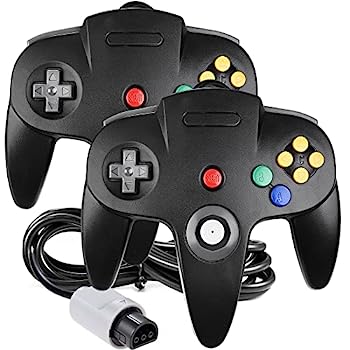 【中古】【輸入品・未使用】iNNEXT 64コントローラー2パック 有線ゲームパッド ジョイスティック [3Dアナログスティック] 64用 - プラグアンドプレイ (非PCUSBバージョン) (｜スカイマーケットプラス