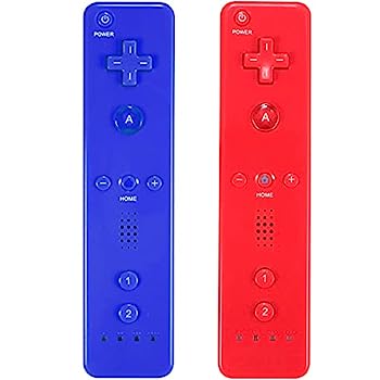 【中古】【輸入品・未使用】Wiiコントローラー 2パック Wiiリモコン シリコンケースとリストストラップ付き Wii/Wii Uコンソール対応 レッドとディープブルー｜スカイマーケットプラス