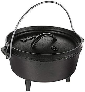 【中古】【インポート品・未当て嵌める】LODGE(はたご屋) キャンプオーブン L8CO3 8in
