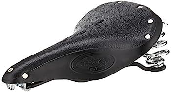 【中古】【輸入品・未使用】BROOKS(ブルックス) レザーサドル スプリングつきモデルB66のシングルレール版 B67 BLACK