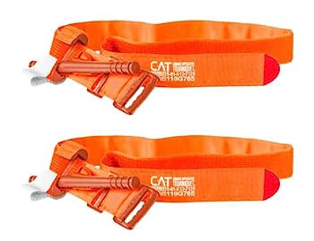 【中古】【輸入品・未使用】NAR CAT 止血帯 Gen 7 オレンジ 2個パック