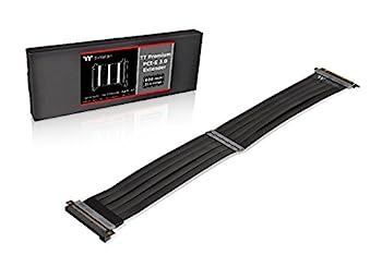 【中古】【輸入品・未使用】Thermaltake AC-050-CO1OTN-C1 TT プレミアム PCI-E x16 3.0 エクステンダー ライザーケーブル 600mm ブラック|スカイマーケットプラス