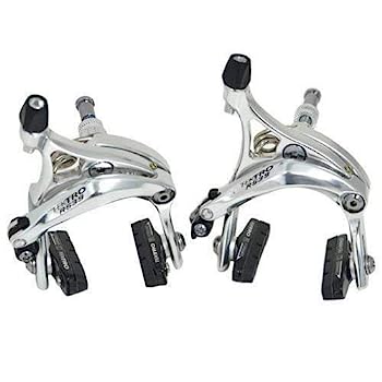 【中古】【輸入品・未使用】Tektro R539 Caliper Brake Set 47-59mm withQR Recessed Mount, Silver, ST1415-SILVER