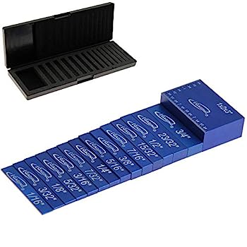 【中古】【輸入品・未使用】iGaging Setup Block Bar Gauge Precision Aluminum 15 piece for Woodworking