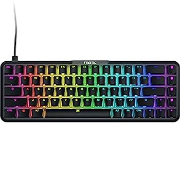 【中古】【輸入品・未使用】FnaticGear STREAK65 US ゲーミングキーボード SPEED軸 英語配列 テンキーレス KB0005-001 KB543｜スカイマーケットプラス