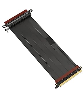 【中古】【インポート品・未当て嵌める】LINKUP ウルトラ PCIe 4.0 X16ライザーケーブル[RTX4090 RX6950XT x570 B550 Z690取り調べる済み] 超極高速道路遮蔽物垂直方向GPUマウント 力くらべ用PCI Exp