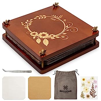 【中古】【輸入品・未使用】大型木製フラワープレスキット - DIYアート&クラフトキット ドライフラワー付き - 10層 - ソリッドメープルウッドフラワープレスキット 大人用|スカイマーケットプラス