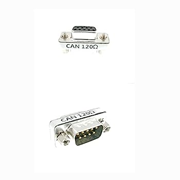 【中古】【インポート品・未当て嵌める】BUELEC CAN DB9 120ohm,CAN Bus Terminal Resistance,DB9 Female to Male Connector with Accuracy of one Thousandth 120 Ohm Resistance,high-