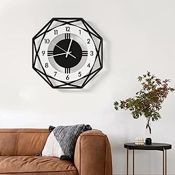 【中古】【インポート品・未当て嵌める】MEISD リビング御部屋のかざり付ける用飾りつけ時辰儀 かざり付ける的な今めかしいな壁時辰儀 臥し所 勝手もと 執務室 老人ホーム用 15.7in 大きなかざり付ける 壁時辰儀 独居室式