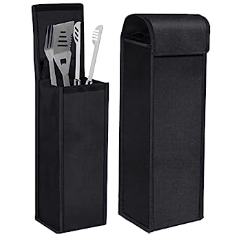 【中古】【輸入品・未使用】グリル器具 アクセサリーストレージバッグ ブラック オックスフォードクロス 防水 BBQツールストレージバッグ 折りたたみ式グリルツールホルダー|スカイマーケットプラス