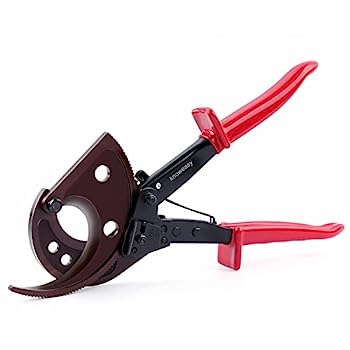 【中古】【輸入品・未使用】ケーブルカッター Knoweasy ラチェットワイヤーカッター アルミニウムおよびマルチコアケーブル用 最大400mm?