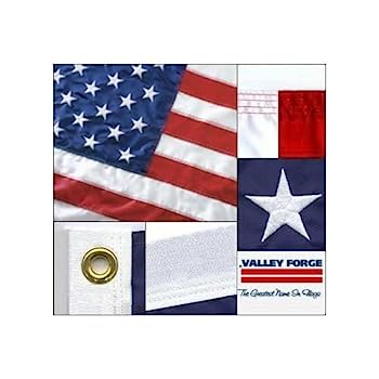 【中古】【輸入品・未使用】Valley Forge 58211000-CH American Flag 5ft X 8ft Nylon, Red, White, Blue|スカイマーケットプラス