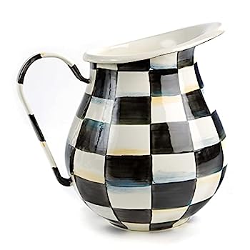 【中古】【輸入品・未使用】MacKenzie-Childs コートリーチェック エナメルピッチャー キッチンカウンター装飾 水や花などに｜スカイマーケットプラス 55,930円