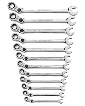 【中古】【輸入品・未使用】GEARWRENCH 85488 12ピースメトリックインデックスコンビネーションレンチセット