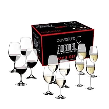 【中古】【インポート品・未当て嵌める】Riedel Ouverture Red and White Magnum Glass and Champagne Flute by Riedel