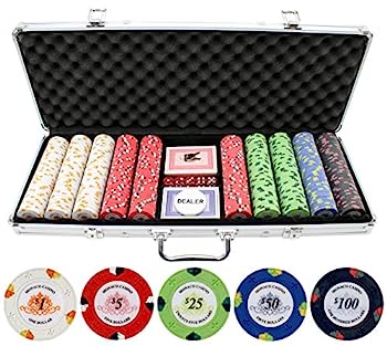 【中古】【輸入品・未使用】13.5?G 500pcモナコCasinoクレイPoker Chipsセット