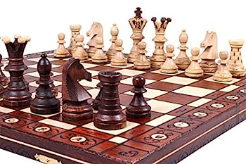 【中古】【輸入品・未使用】The Jarilo - Unique Wood Chess Set, Pieces, Chessboard & Storage
