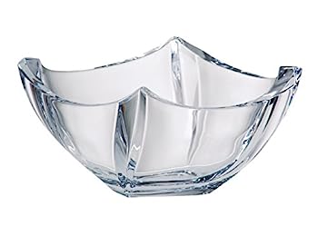 【中古】【輸入品・未使用】Barski???欧州品質ガラス???鉛フリー???Crystalline???Square Bowl???10?\