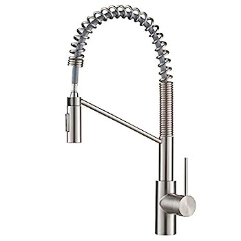 【中古】【インポート品・未当て嵌める】Kraus KPF-2631SFS Olettoシングル手持ち部分商業主義用勝手もと水道の栓、スポットフリーステンレススチール