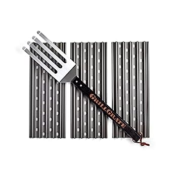 【中古】【輸入品・未使用】GrillGrate 15インチ GrillGrate ペレットグリル用 (SS15) グリルツール付き ペレットグリル用グリル格子 ペレットグリル用アクセサリー