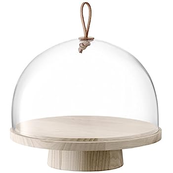 【中古】【輸入品・未使用】LSA(エルエスエー) ケーキスタンド&ドーム クリア 直径28cm IVALO(イヴァロ) G1500-28-301｜スカイマーケットプラス