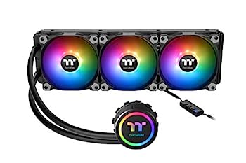 【中古】【輸入品・未使用】Thermaltake Water 3.0 360 ARGB Sync 一体型水冷CPUクーラー120mm ファン x 3基 FN1283 CL-W234-PL12SW-A