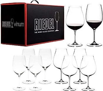 【中古】【輸入品・未使用】Riedel VINUM Pay 6 8 ミックスレッドバラエタールセット カベルネ/メルロー 4 New World ピノノノワール