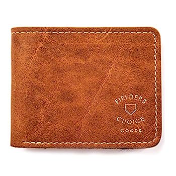 【中古】【輸入品・未使用】FIELDERS CHOICE GOODS レザー二つ折り財布 金箔ロゴ入り ヴィンテージ野球グローブから手作りされた二つ折り財布, なめし革, Bifold 45,122円