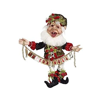 【中古】【輸入品・未使用】Mark Roberts Elves 51-16188 Joyeux Noel Elf ミディアム 17インチ|スカイマーケットプラス